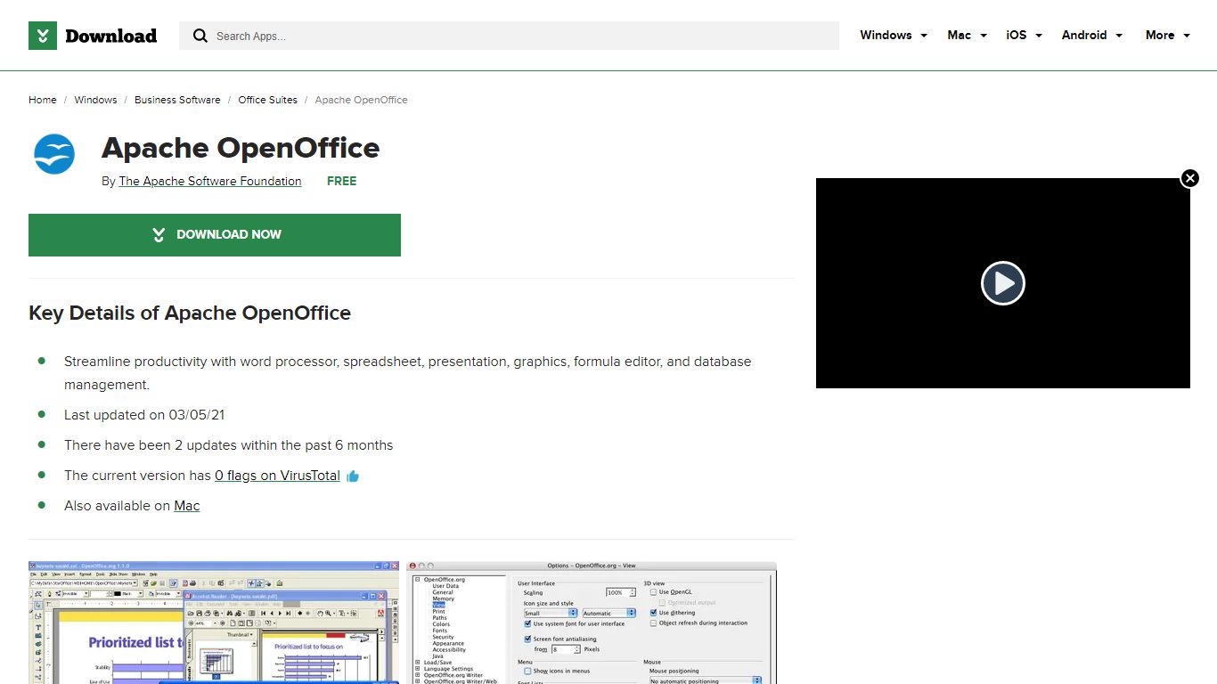 Apache OpenOffice - Free download and software reviews - CNET Download